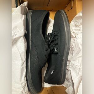 KEDS CHAMPION BLACK CANVAS SHOES
